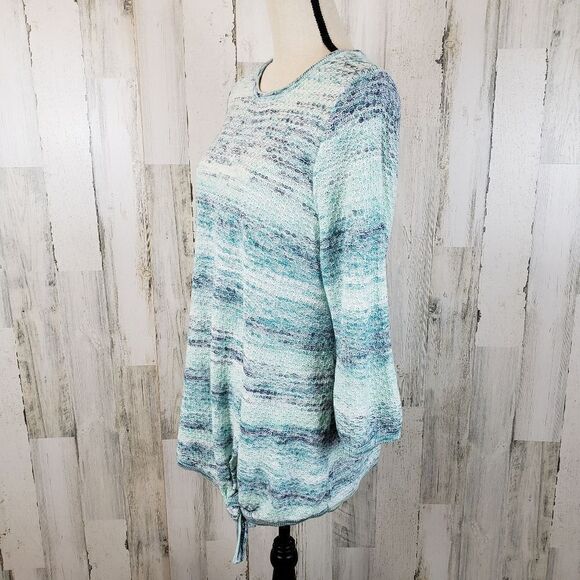 Christopher & Banks Tie Sweater Sz L - Picture 3 of 8